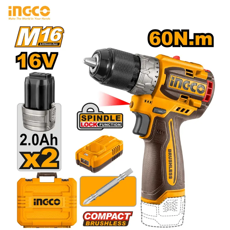 COMPACT BRUSHLESS CORDLESS DRILL CDLI16682