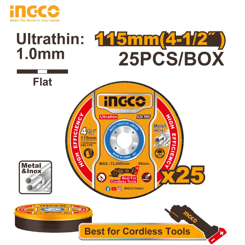 ULTRA-THIN METAL CUTTING DISC SET MCD11011525
