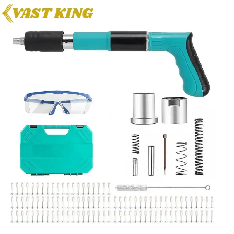KIT DE PISTOLET A CLOUS EN BETON 100PCS CLOU GRATUITE VAST KING