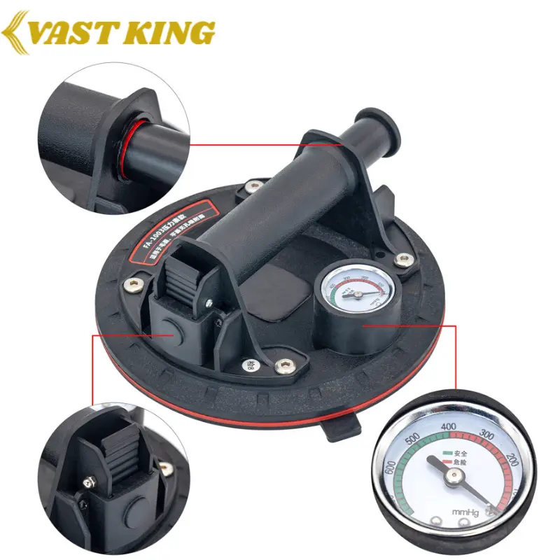 VENTOUSE DE LEVAGE AVEC MANOMÈTRE 150KG VAST KING MMT5-4
