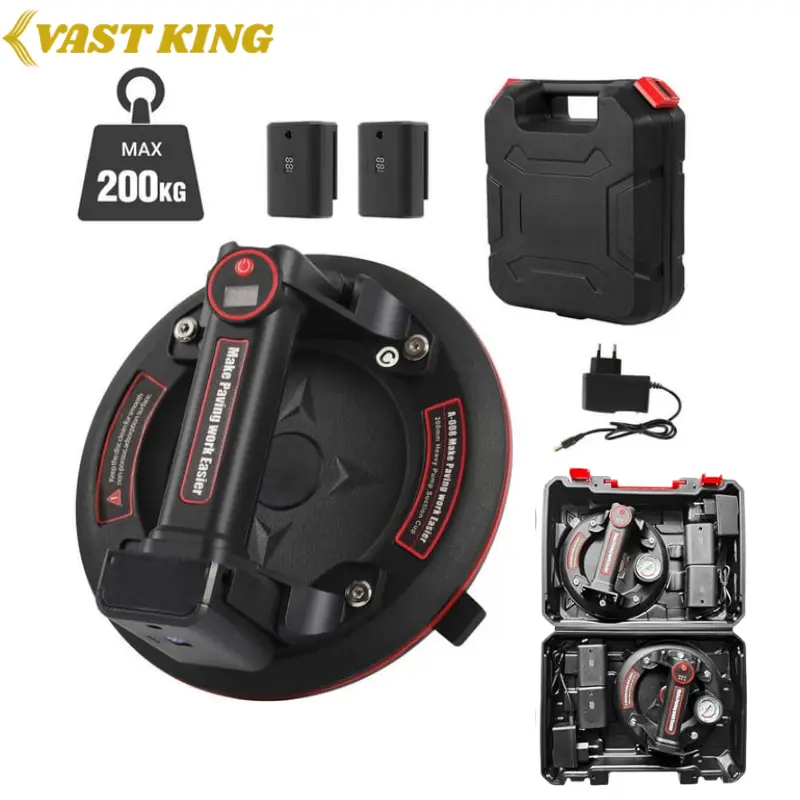 VENTOUSE ÉLECTRIQUE AVEC MANOMÈTRE ET 2 BATTERIES VAST KING - 80KG MMT5-5