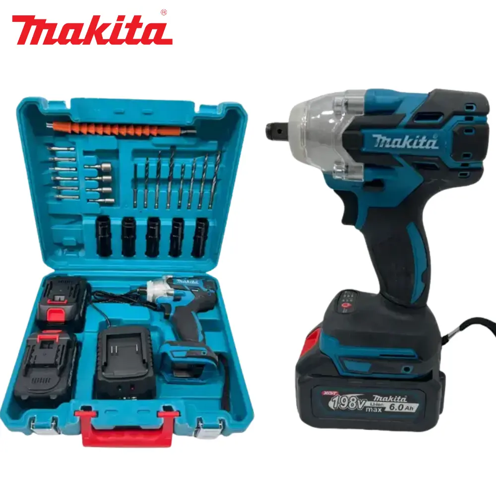 CLE A CHOC MAKITA 198V 6.0AH 300N.M 2 BATTERIE